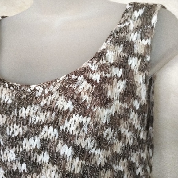 Andrea Jovine Ribbon Weave Sweater Like New M - Picture 2 of 4